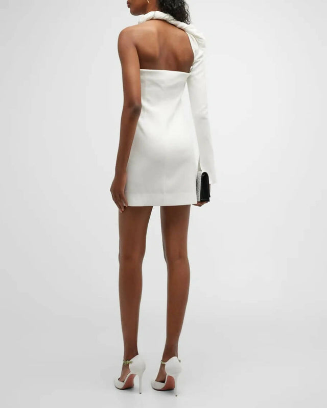 Rachel Gilbert Claudio Mini Dress - 12 / White - Dresses