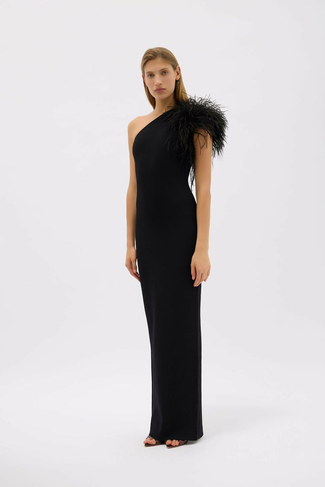 Rachel Gilbert Elcie Gown Black Size 8 - 8 / Black - Dresses