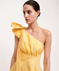 Rachel Gilbert Emiliano One Shoulder Gown Size 6 - 6 / Yellow - Dresses