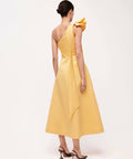 Rachel Gilbert Emiliano One Shoulder Gown Size 6 - 6 / Yellow - Dresses