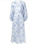 Rachel Gilbert Faris Abstract Print Dress Blue/White 3/AU14 - Blue/white / 12