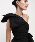 Rachel Gilbert Fauve Mini Dress - 12 / Black - Dresses