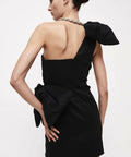 Rachel Gilbert Fauve Mini Dress - 12 / Black - Dresses