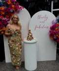 Rachel Gilbert Francesca Gown Gold