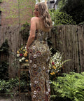 Rachel Gilbert Francesca Gown Gold