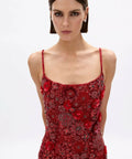 Rachel Gilbert Francesca Gown in Red - 8 / Red - Dresses
