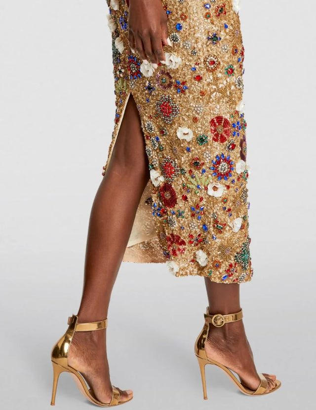 Rachel Gilbert Francesca Gown Size 8 - 8 / Multi - Dresses