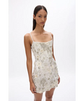 Rachel Gilbert Francesca Mini Dress Ivory Size - Dresses
