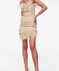 Rachel Gilbert Frenchy Mini Nude Size 3/AU12 - 12 / Nude - Dresses