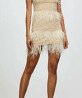 Rachel Gilbert Frenchy Mini Nude Size 3/AU12 - 12 / Nude - Dresses