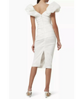 Rachel Gilbert Frey Dress White 0/AU6 - White / 6