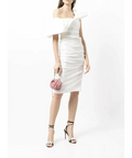 Rachel Gilbert Frey Dress White 0/AU6 - White / 6
