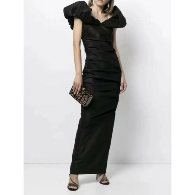 Rachel Gilbert Frey Gown Black 14 - 14 / Black - Dresses