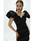 Rachel Gilbert Frey Gown Black 14 - 14 / Black - Dresses