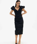 Rachel Gilbert Frey Midi Dress - Dresses