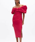 Rachel Gilbert Gia Dress- Watermelon - 10 / Red - Dresses