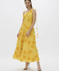 Rachel Gilbert Ianthe Dress Yellow - Yellow / 8 - Dresses