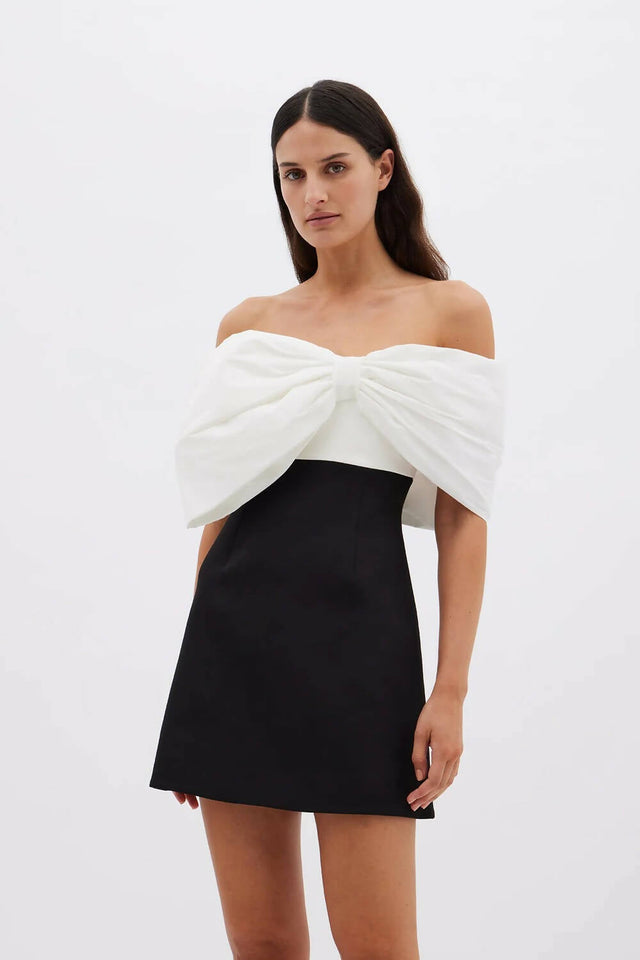 Rachel Gilbert Kace Mini Dress Black/White Size 3/AU 12 - 12 / Multi - Dresses