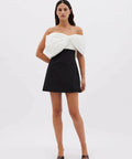 Rachel Gilbert Kace Mini Dress Black/White Size 3/AU 12 - 12 / Multi - Dresses