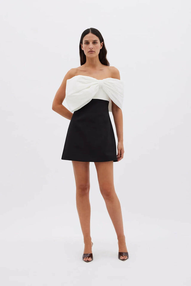 Rachel Gilbert Kace Mini Dress Black/White Size 3/AU 12 - 12 / Multi - Dresses