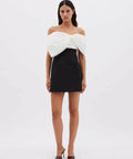 Rachel Gilbert Kace Mini Dress Black/White Size 3/AU 12 - 12 / Multi - Dresses