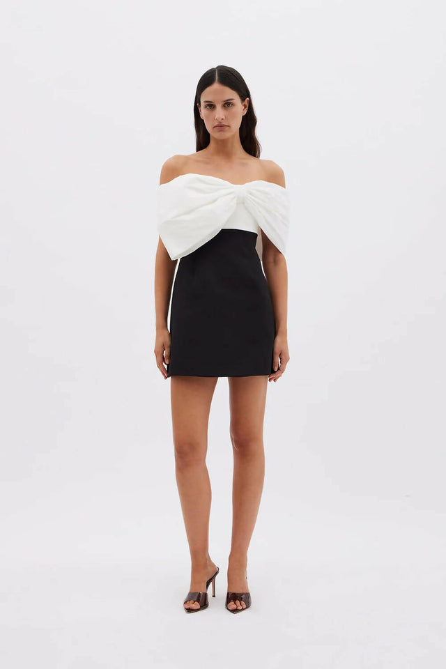 Rachel Gilbert Kace Mini Dress Black/White Size 3/AU 12 - 12 / Multi - Dresses