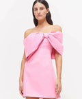 Rachel Gilbert Kace Mini - Pink Dress - 8 / Pink - Dresses