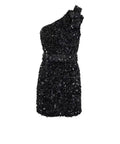 Rachel Gilbert Kara Mini Black Dress - 12 / Black - Dresses