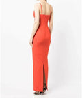 Rachel Gilbert Kyra Gown Flame Orange - 14 / Orange - Dresses