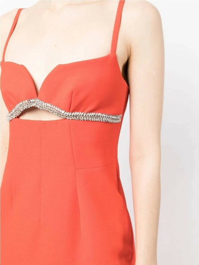 Rachel Gilbert Kyra Gown Flame Orange | Passion For Fashion