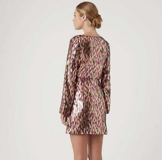 Rachel Gilbert Lilika Mini Dress Multi Size 5 / AU 16 - 16 / Multi - Dresses