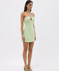 Rachel Gilbert Lucie Mini Dress - 8 / Green - Dresses