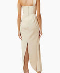 Rachel Gilbert Luna Gown - 10 / Beige - Dresses