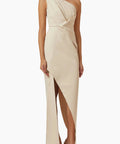 Rachel Gilbert Luna Gown - 10 / Beige - Dresses