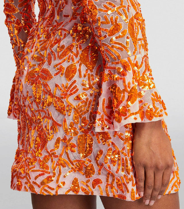 Rachel Gilbert Lupita Mini Dress - 14 / Multi - Dresses