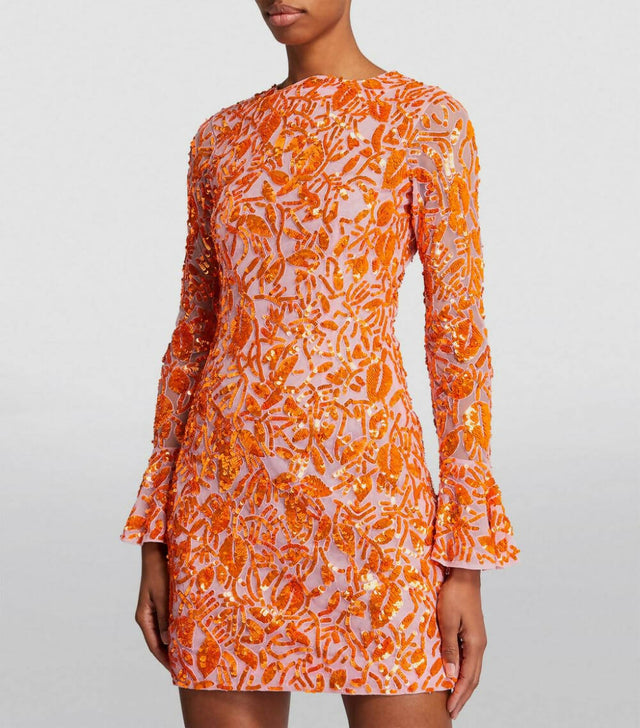 Rachel Gilbert Lupita Mini Dress - 14 / Multi - Dresses