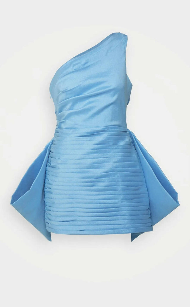 Rachel Gilbert Marco Mini Dress - 12 / Blue - Dresses