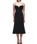 Rachel Gilbert Margot Midi Dress Black - Dresses