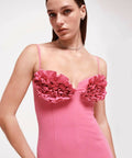Rachel Gilbert Margot Mini Dress - 10 / Pink - Dresses