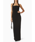 Rachel Gilbert Maria Haltereck Gown Dress Crepe Black Size 1 / AU 8 - 8 / Black - Dresses