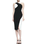 Rachel Gilbert Marique Beaded Colorblock Dress - 14 / Multi - Dresses