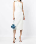 Rachel Gilbert Mishe Midi Dress - 10 / White - Dresses