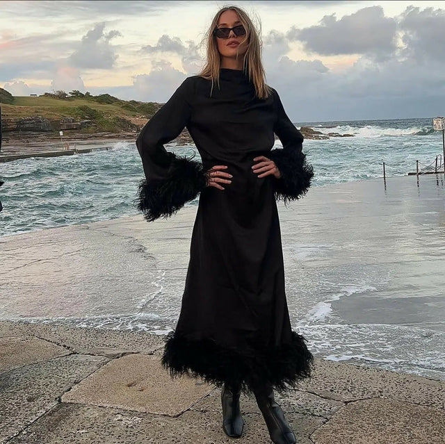 Rachel Gilbert Pietro Dress Black Size 1/AU8 - 8 / Black - Dresses