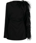 Rachel Gilbert Reina Mini Dress Black Size 3/AU12 - 12 / Black - Dresses