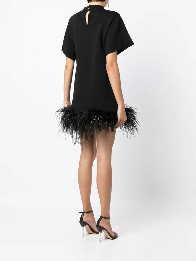 Rachel Gilbert Rita Mini Dress Black