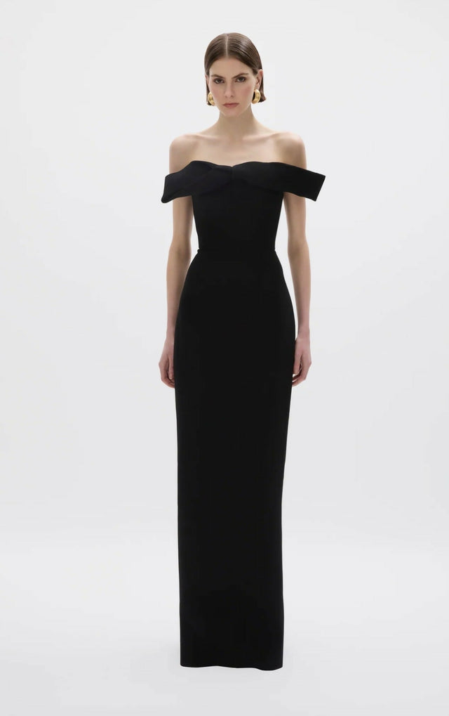 Rachel Gilbert Rydell Gown - 12 / Black - Dresses