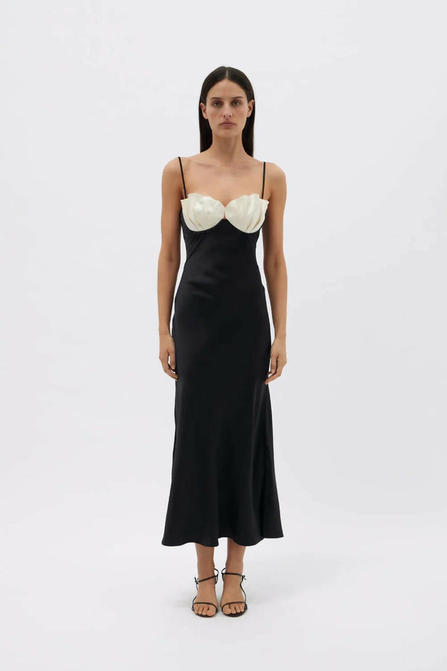 Rachel Gilbert Ryder Dress - Black/Ivory - 8 / Multi - Dresses