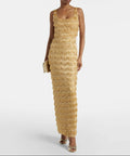 Rachel Gilbert Sadie Gown Gold