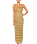 Rachel Gilbert Sadie Gown Gold