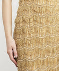 Rachel Gilbert Sadie Gown Gold